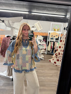 Denim Patchwork Tunic