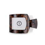 Tortoise Medium Flat Square Hair Clip