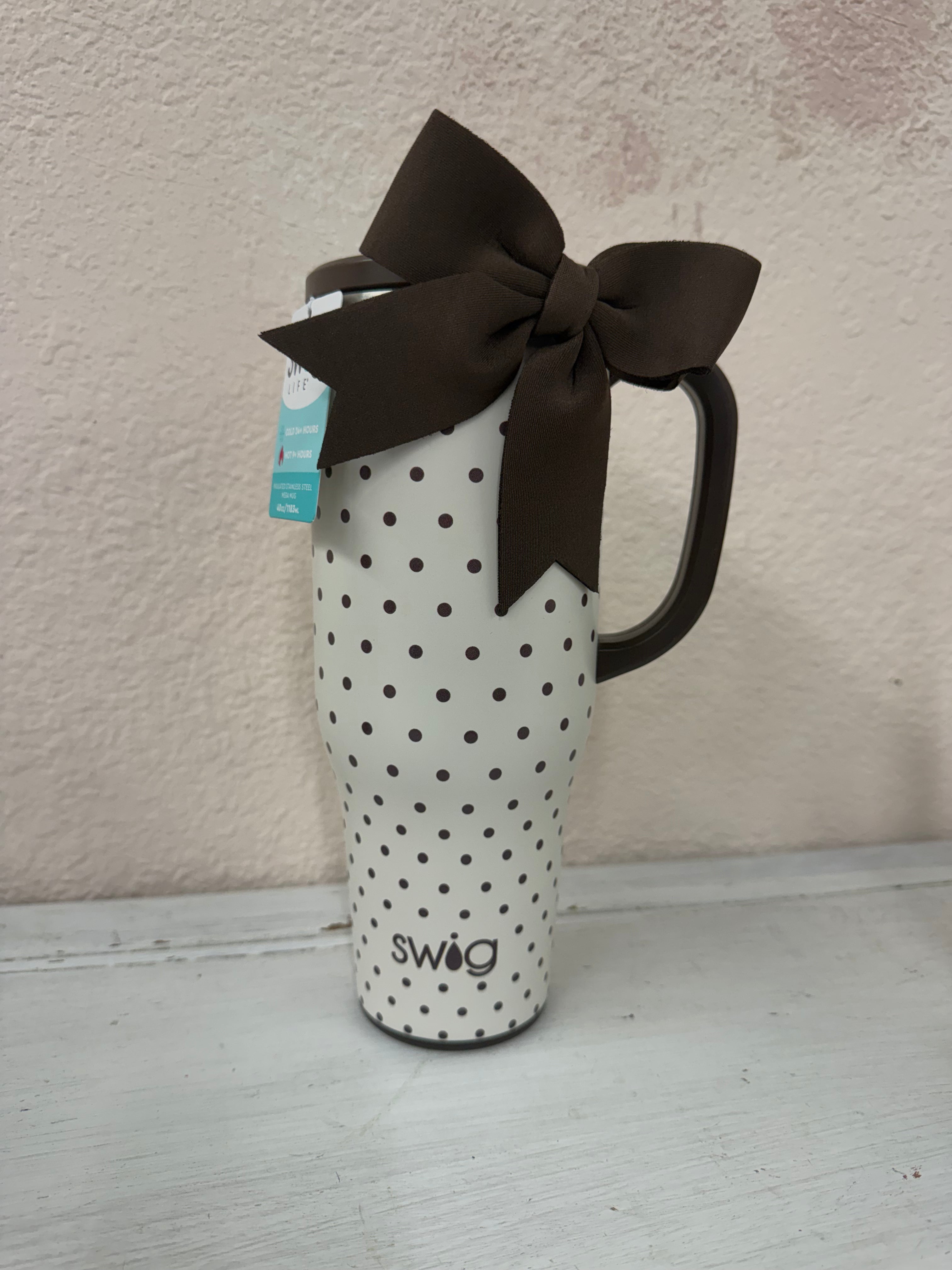Mocha Dots Mega Mug 40oz