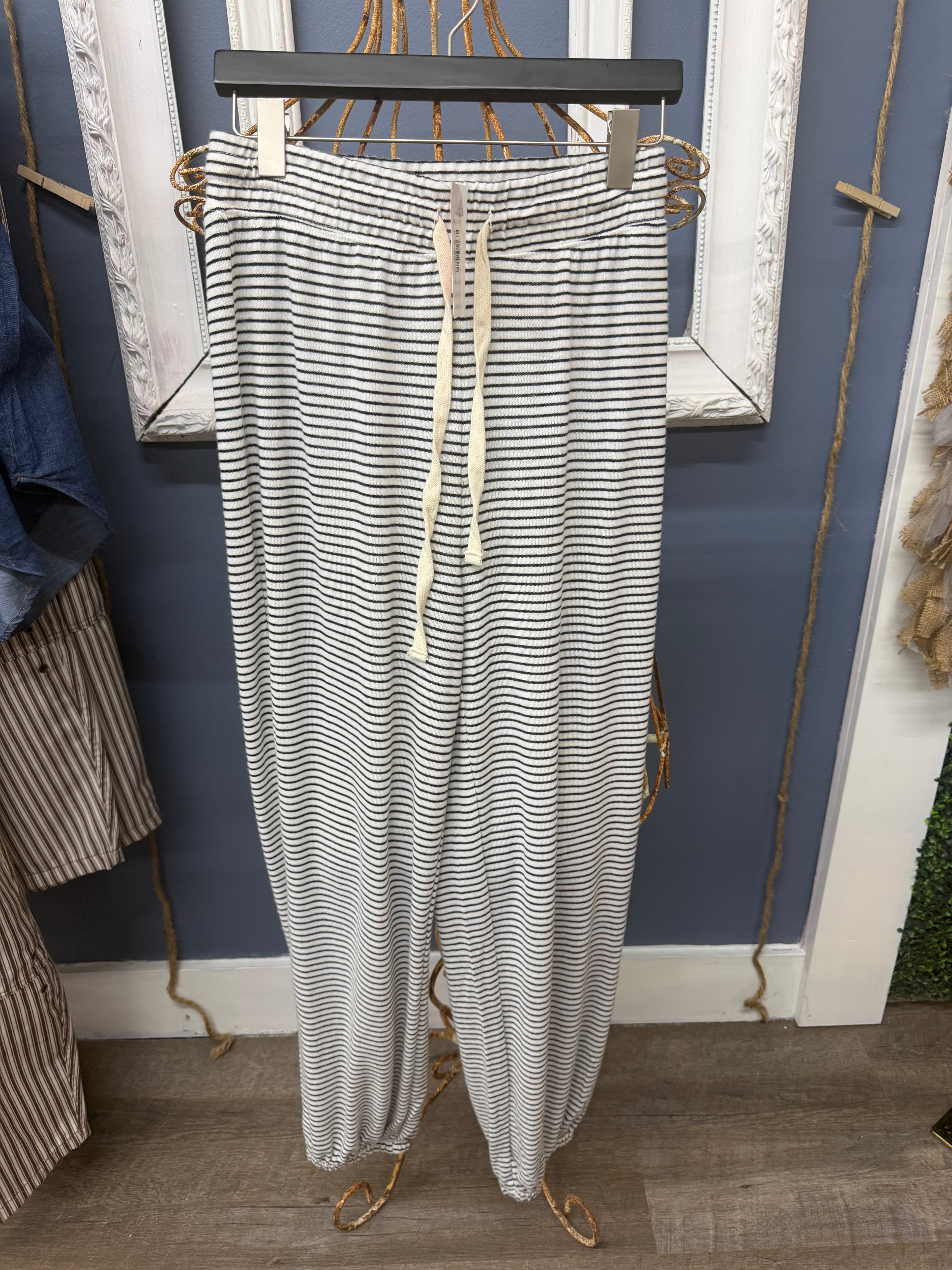 Striped Drawstring Pant
