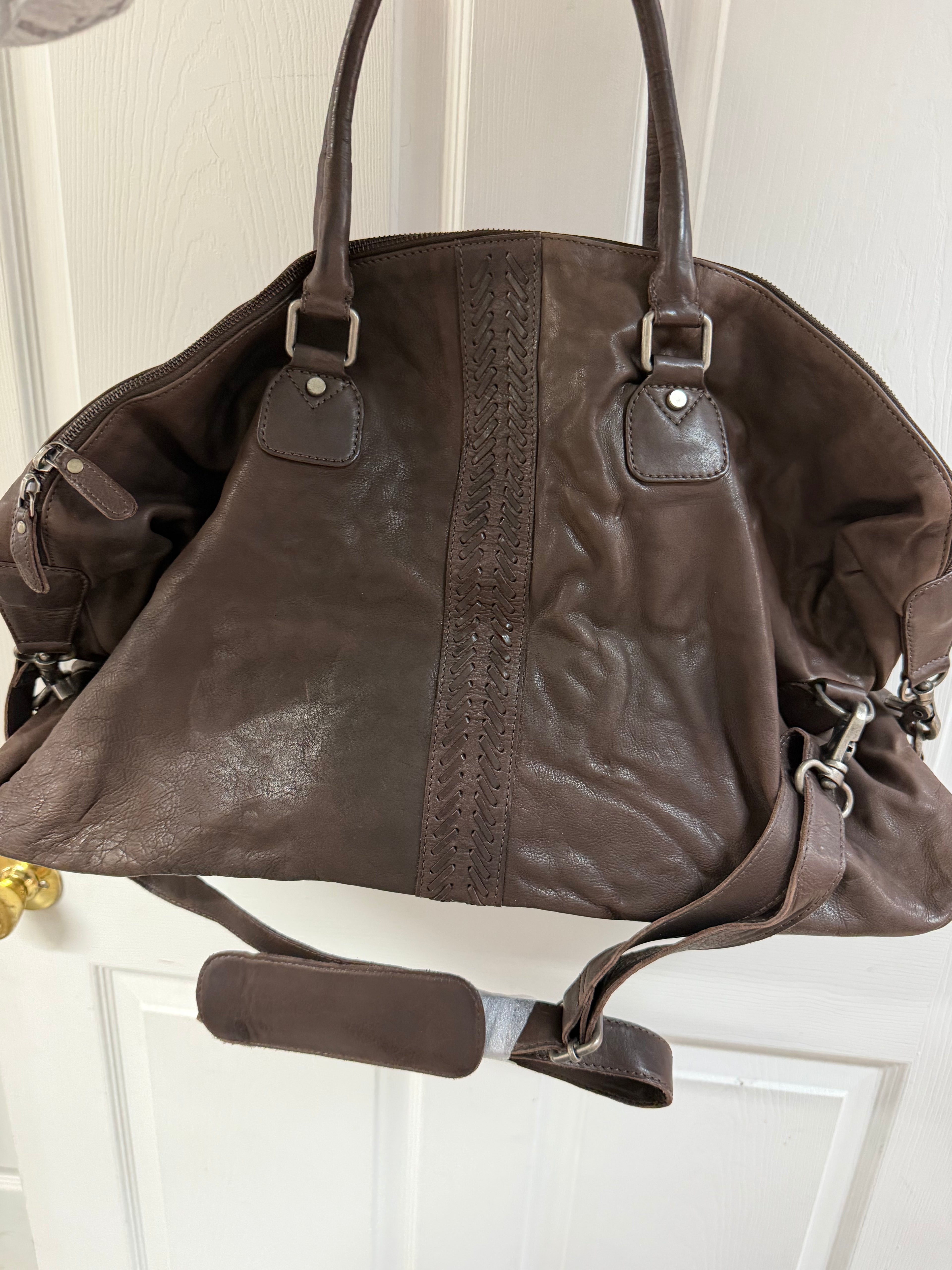 Myra Prairie Wrangler Duffel In Dark Brown