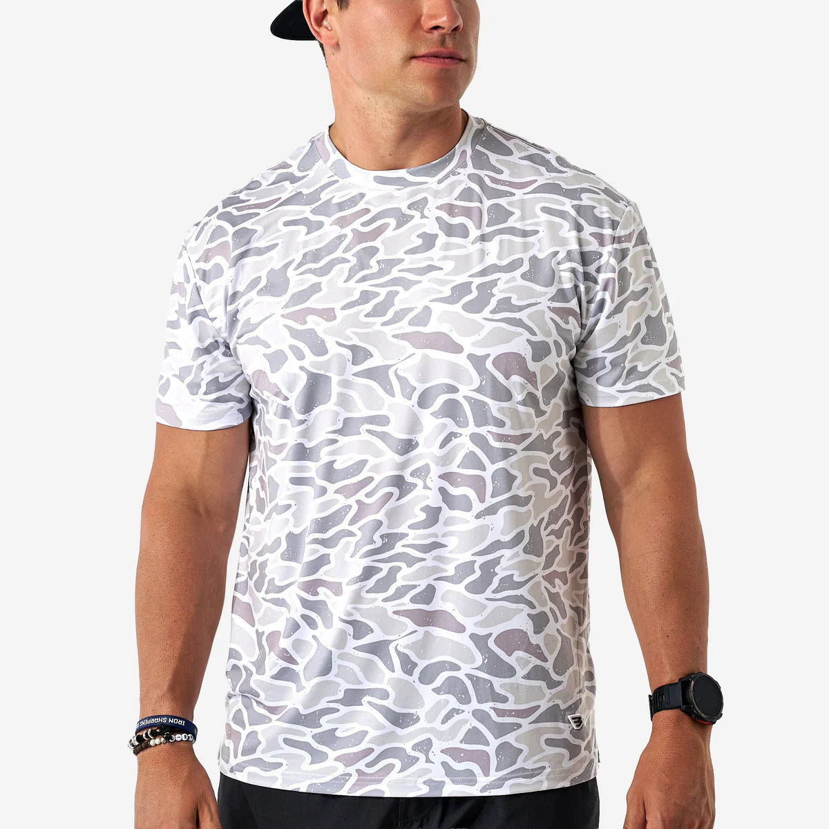 Go To Tee- White Camo