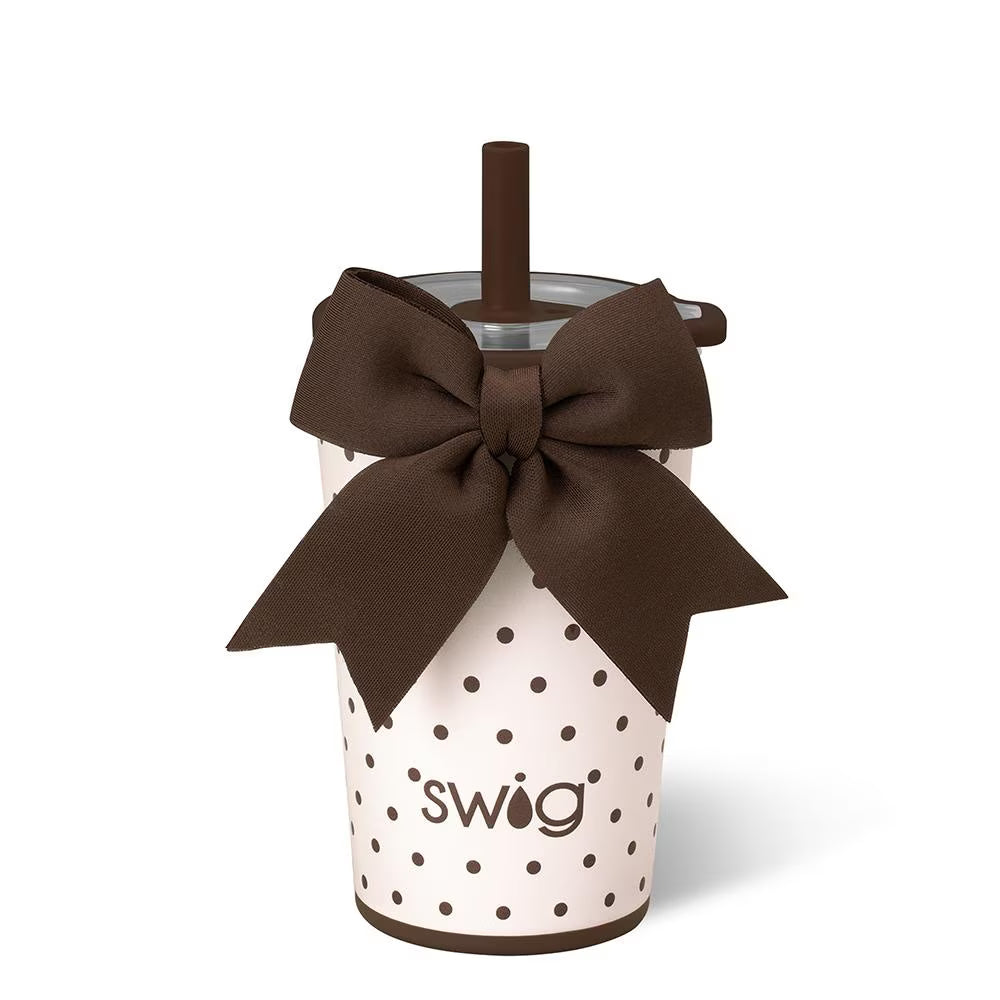 Mocha Dots Party Cup Sipper 14oz