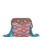 Pantone Pink Hand Tooled Bag