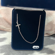 Load image into Gallery viewer, Small Cross Necklace
