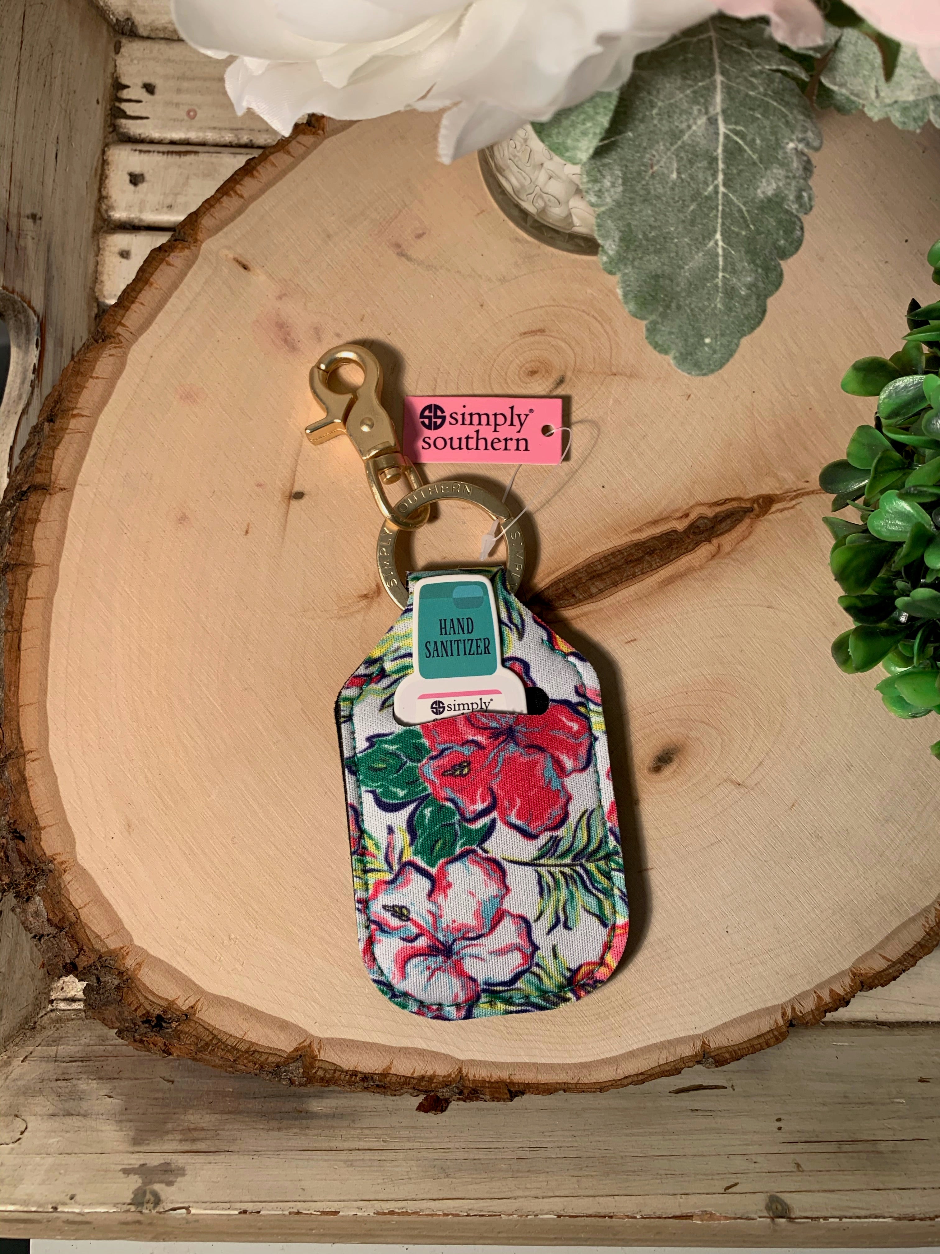 Sanitizer Key chain Tropical