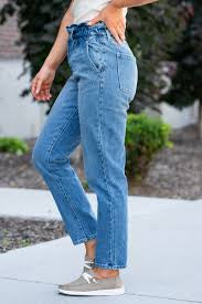 Paper Bag Waist Jeans