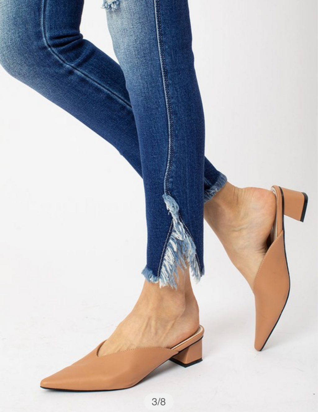 High Rise Ankle Skinny