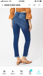High Rise Ankle Skinny
