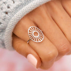 Sunburst Silver Ring - Pura Vida