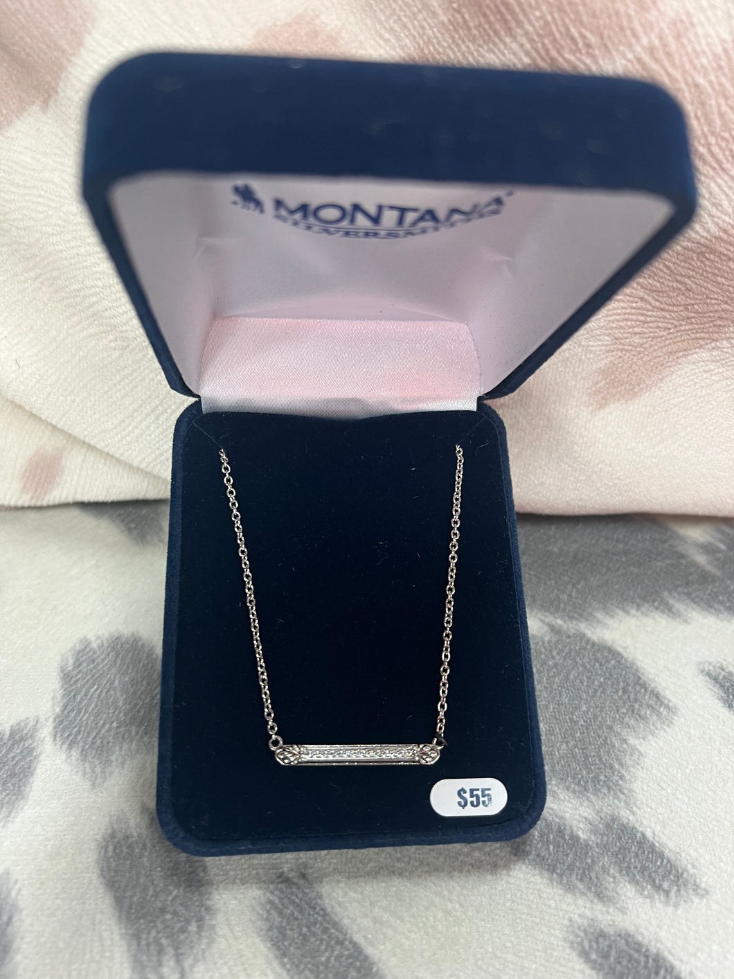 Crystal Bar Necklace