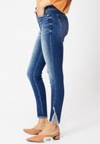 High Rise Ankle Skinny